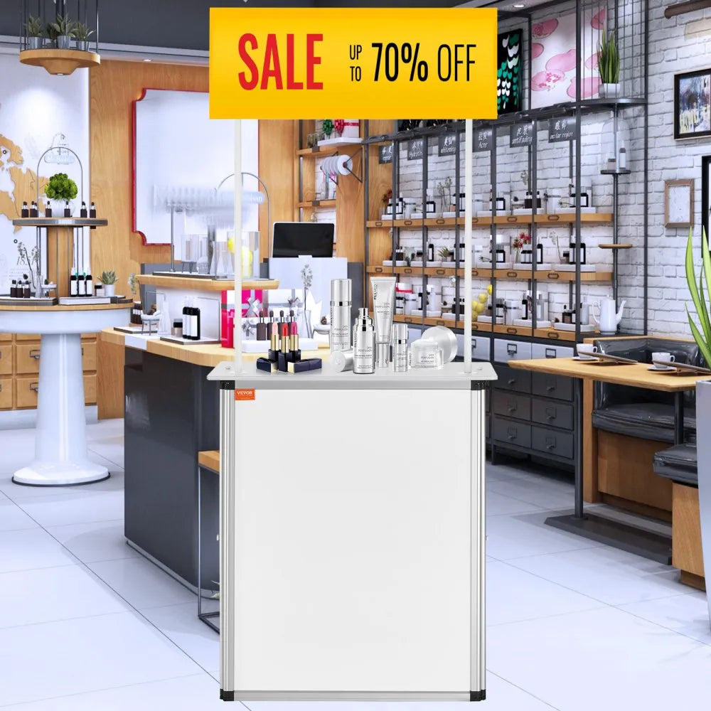 VEVOR Portable Tradeshow Podium Table, 30.91