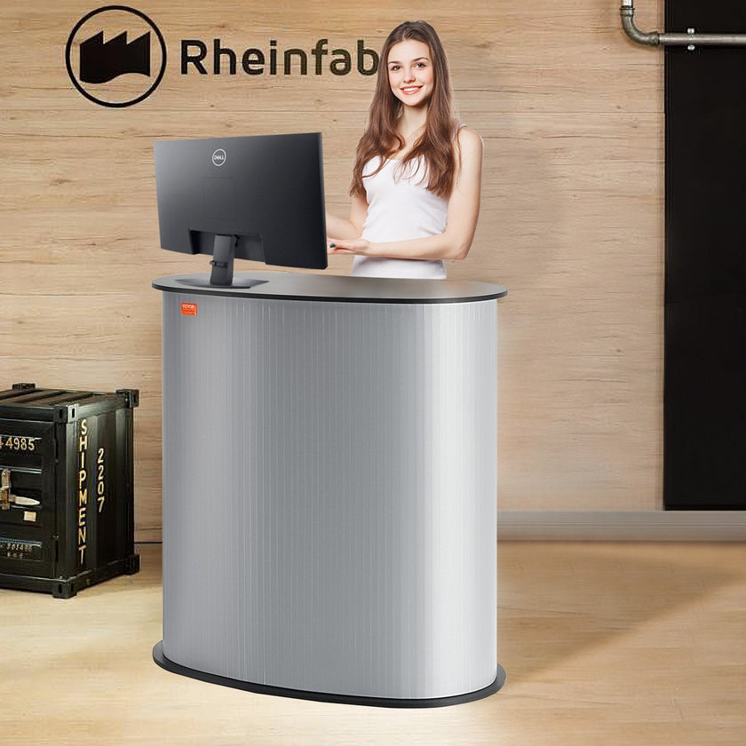 VEVOR Portable Tradeshow Podium Table, 35.43