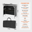 VEVOR Portable Tradeshow Podium Table, 38.39
