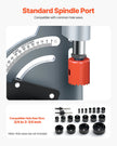 VEVOR Pipe Tubing Notcher for 1/2 to 2-inch Pipes with 0 - 60° Adjustable Angle