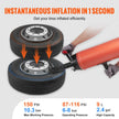 VEVOR Tire Bead Blaster, 150 PSI, Handheld 2.4 Gal/9 L Air Bead Seater, Portable Inflation Tool, 87-116 PSI for Trucks, ATVs, Cars, and Tractor Tire Repairs