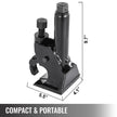 Portable Tire Changer Bead Clamps Hand Manual Bead Breaker Black Set Equipment