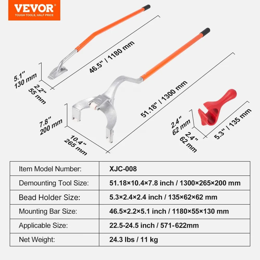 VEVOR Tire Mount Demount Tool, 22.5