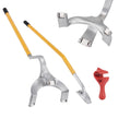 VEVOR Tire Mount Demount Tool, 22.5-24.5 inch Manual Steel Tire Changer Mount Demount Removal Tool, with Extra Bead Keeper, Tubeless Truck Bead Breaker, 3 PCS Tire Changing Tools, Orange