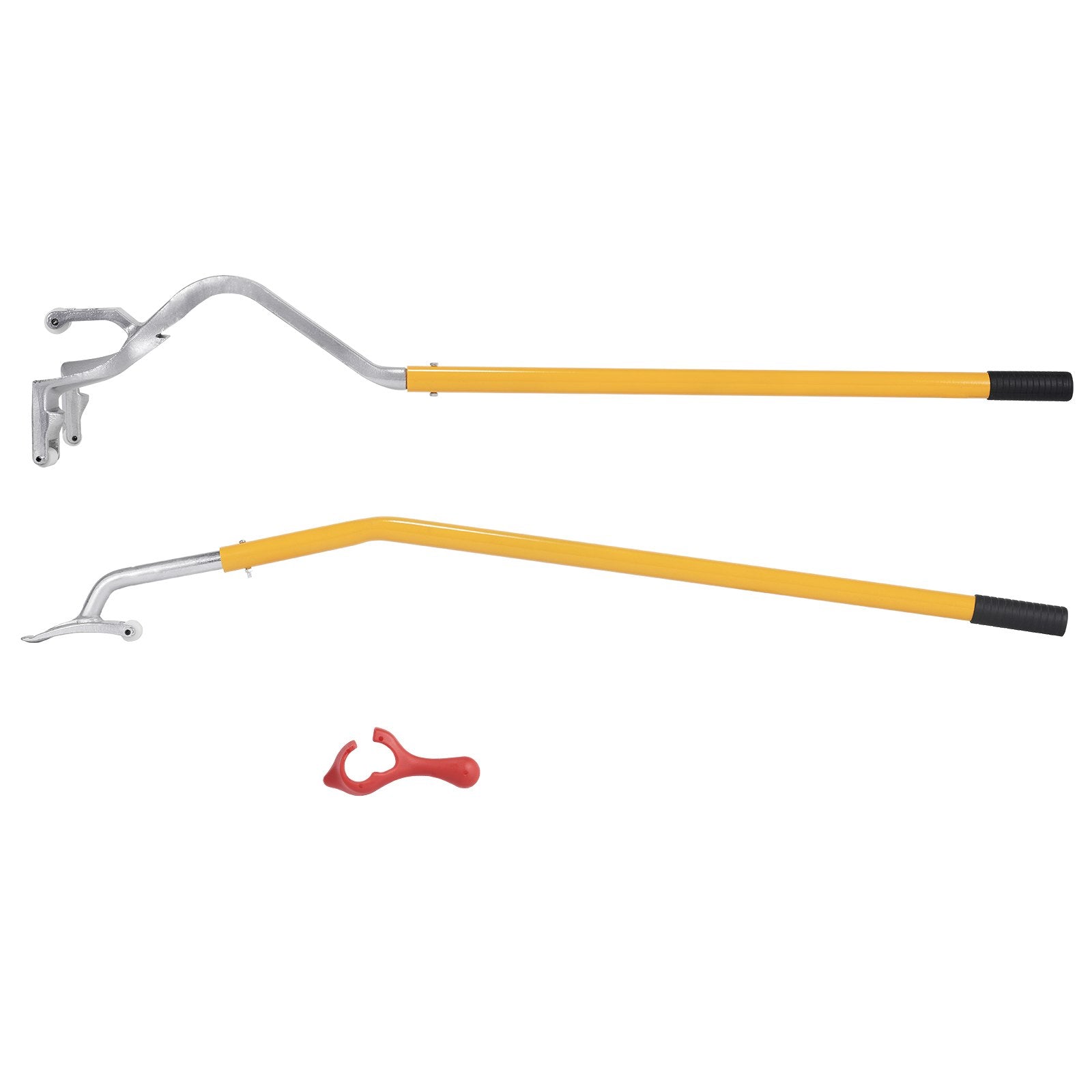 VEVOR Tire Mount Demount Tool, 22.5-24.5 inch Manual Steel Tire Changer Mount Demount Removal Tool, with Extra Bead Keeper, Tubeless Truck Bead Breaker, 3 PCS Tire Changing Tools, Orange