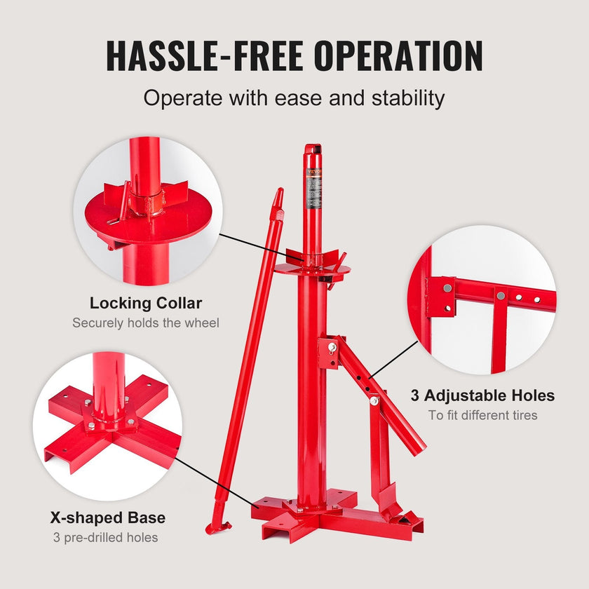 VEVOR Manual Tire Changer, Portable Hand Bead Breaker Mounting Tool for 8
