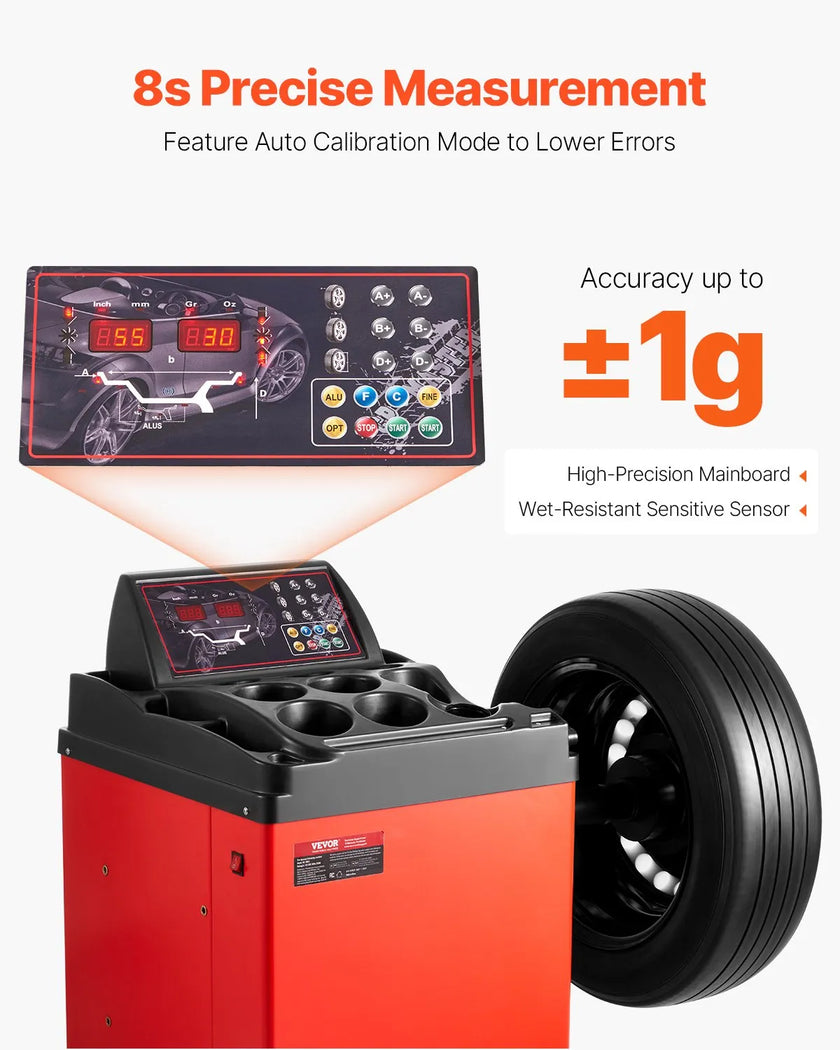 VEVOR Durable Tire Changer Machine Reinforced Tire Balancer with 18