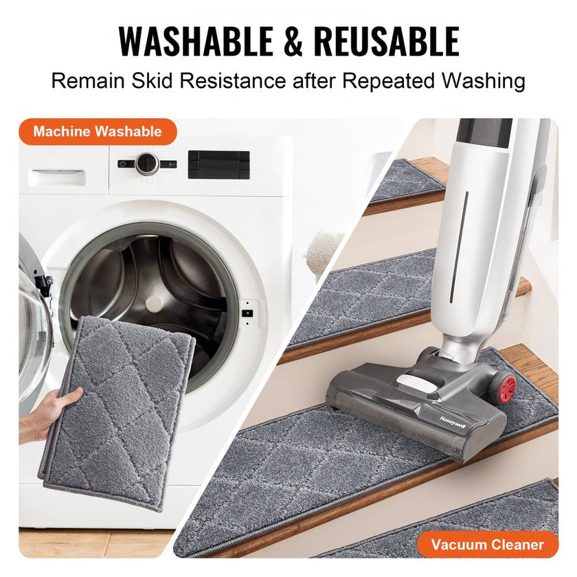 VEVOR Stair Treads, Stairs Carpet Non Slip 9