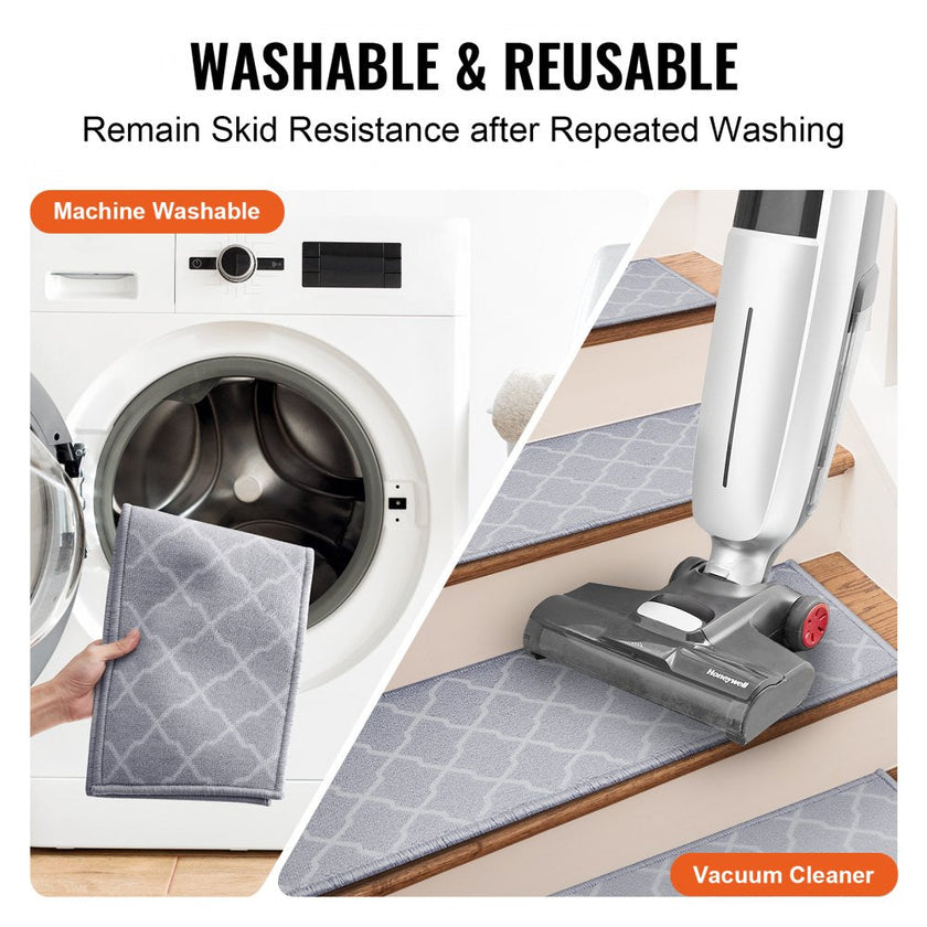 VEVOR Stair Treads, Stairs Carpet Non Slip 9