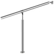 Outdoor Stair Railing Step Handrail 304 Stainless Steel 31.5x35.4