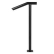 VEVOR Single Post 1-2, Black Steel Railing 441LBS Capacity Baking Varnish Iron Stairs Stylish Handrails for Outdoor Steps with Expansion Bolts & Drill Bit