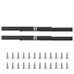 VEVOR Undermount Drawer Slides 16 inch Under Stair Cabinet Rails 260 LB Load