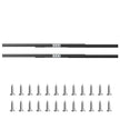 VEVOR Undermount Drawer Slides 32 inch Under Stair Cabinet Rails 260 LB Load