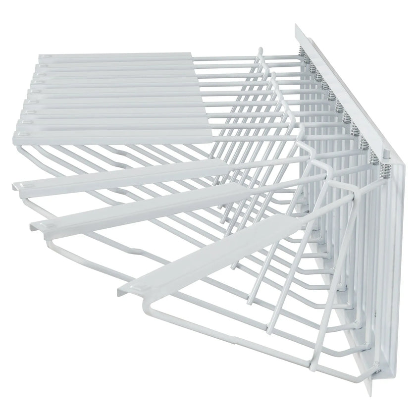 VEVOR Wall Mount Blueprint Storage Rack Blueprint Holder with 12 Pivot Brackets
