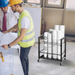 VEVOR Blueprint Storage Rack 12 Slots Mobile Roll File Holder for Architectural