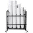 VEVOR Blueprint Storage Rack 12 Slots Mobile Roll File Holder for Architectural