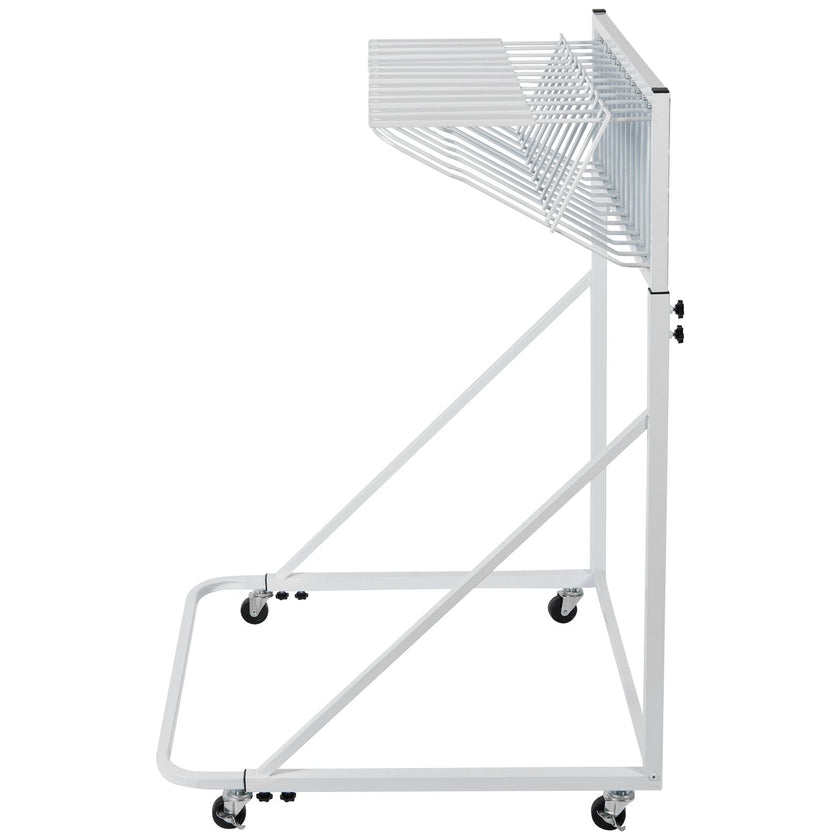 VEVOR Mobile Blueprint Storage Rack Plan Holder with 12 Pivot Brackets 240 lbs