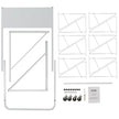 VEVOR Mobile Blueprint Storage Rack Plan Holder with 12 Pivot Brackets 240 lbs