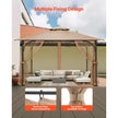 VEVOR Replacement Mesh Gazebo Netting Screen for 10x10x7 ft Patio, Net Only