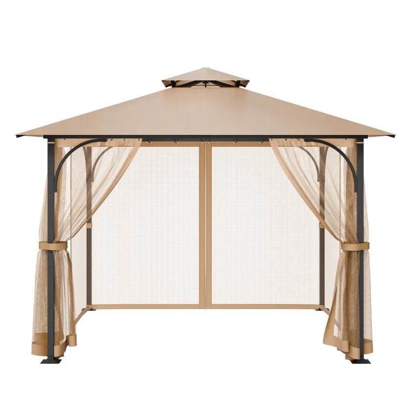 VEVOR Replacement Mesh Gazebo Netting Screen for 10x10x7 ft Patio, Net Only