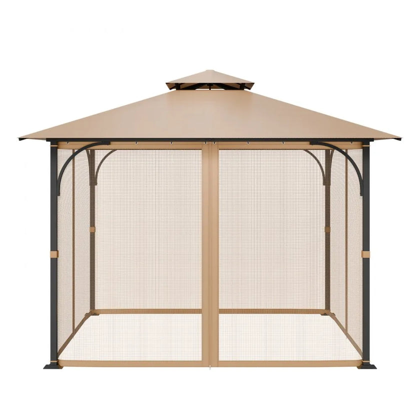 VEVOR Replacement Mesh Gazebo Netting Screen for 10x10x7 ft Patio, Net Only
