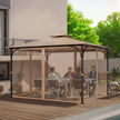 VEVOR Replacement Mesh Gazebo Netting Screen for 10x12x7.3 ft Patio, Net Only
