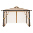 VEVOR Replacement Mesh Gazebo Netting Screen for 10x12x7.3 ft Patio, Net Only