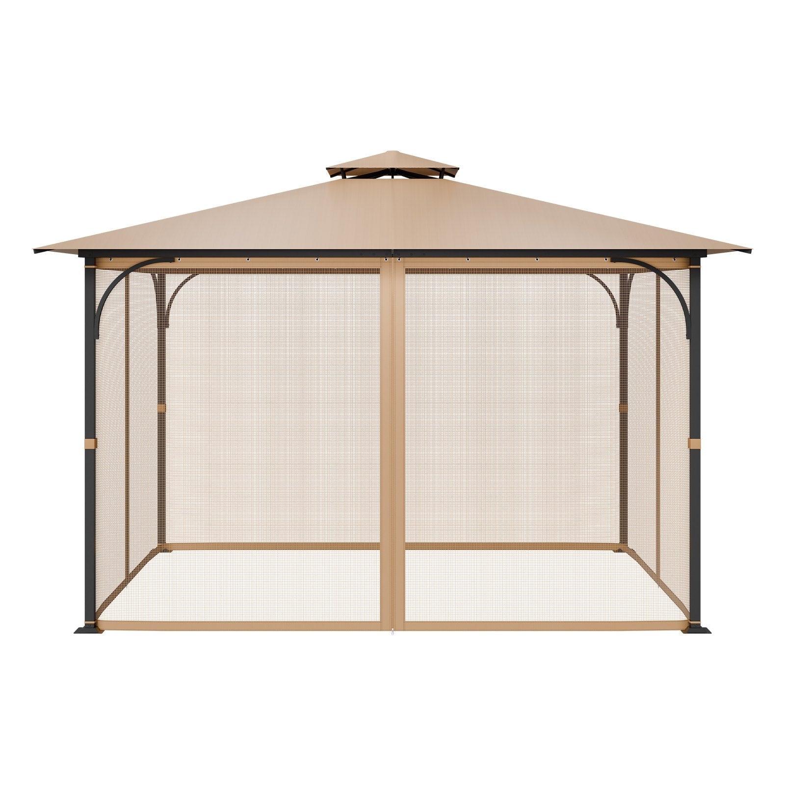 VEVOR Replacement Mesh Gazebo Netting Screen for 10x12x7.3 ft Patio, Net Only