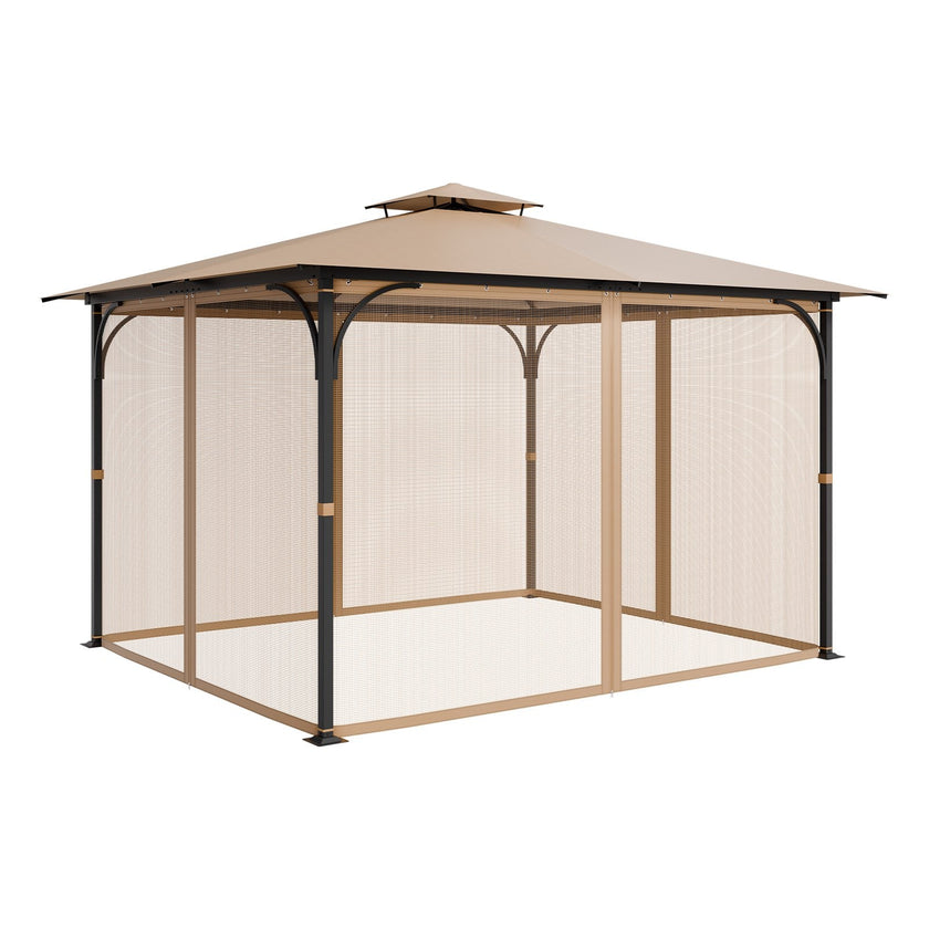 VEVOR Replacement Mesh Gazebo Netting Screen for 10x12x7.3 ft Patio, Net Only