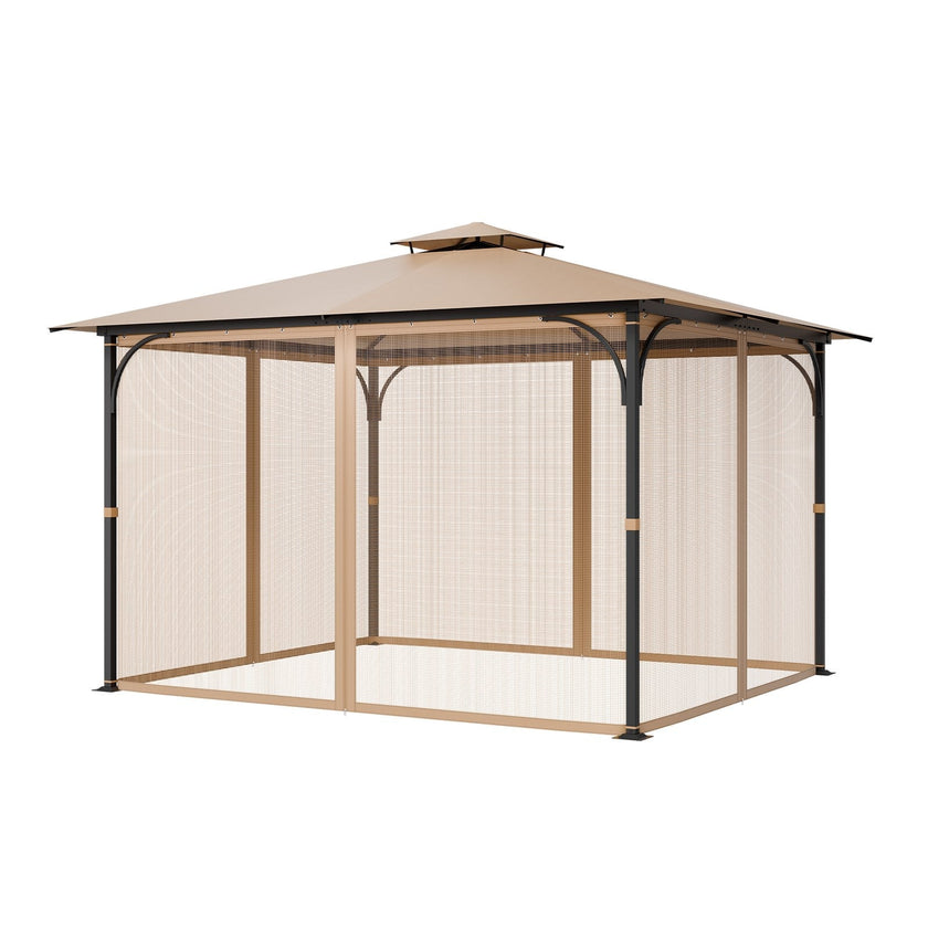 VEVOR Replacement Mesh Gazebo Netting Screen for 10x12x7.3 ft Patio, Net Only