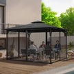 VEVOR Replacement Mesh Gazebo Netting Screen for 10x13x6.8 ft Patio, Net Only