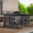VEVOR Replacement Mesh Gazebo Netting Screen for 12x12x7.5 ft Patio, Net Only