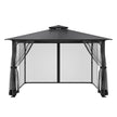VEVOR Replacement Mesh Gazebo Netting Screen for 12x12x7.5 ft Patio, Net Only