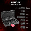 VEVOR 7PCS Thread Chaser Set Metric Thread Restorer Tool Automotive Rethreading