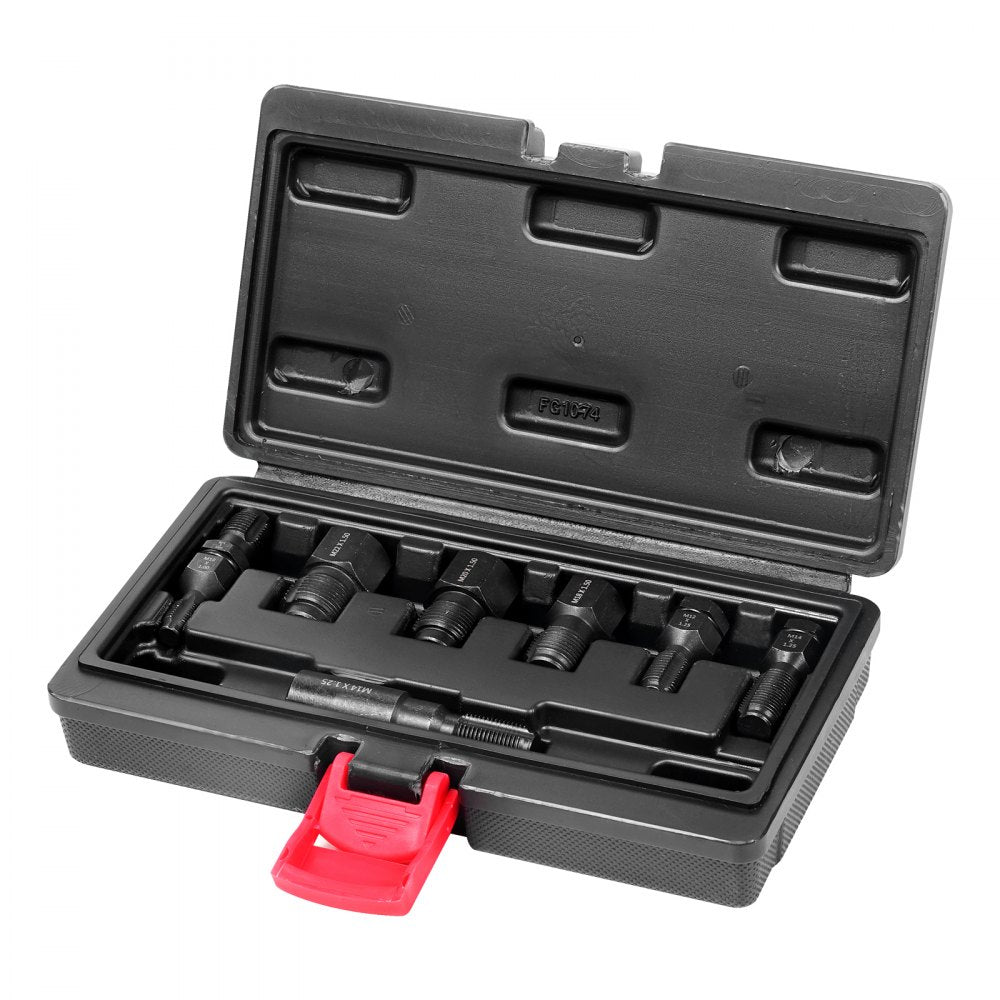 VEVOR 7PCS Thread Chaser Set Metric Thread Restorer Tool Automotive Rethreading