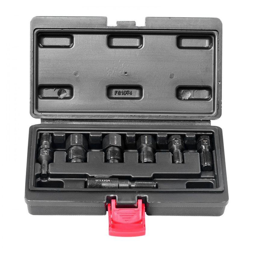 VEVOR 7PCS Thread Chaser Set Metric Thread Restorer Tool Automotive Rethreading