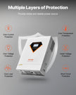 VEVOR Hybrid Solar Inverter Charger 6000W 220/230V Built-in 120A MPPT Controller