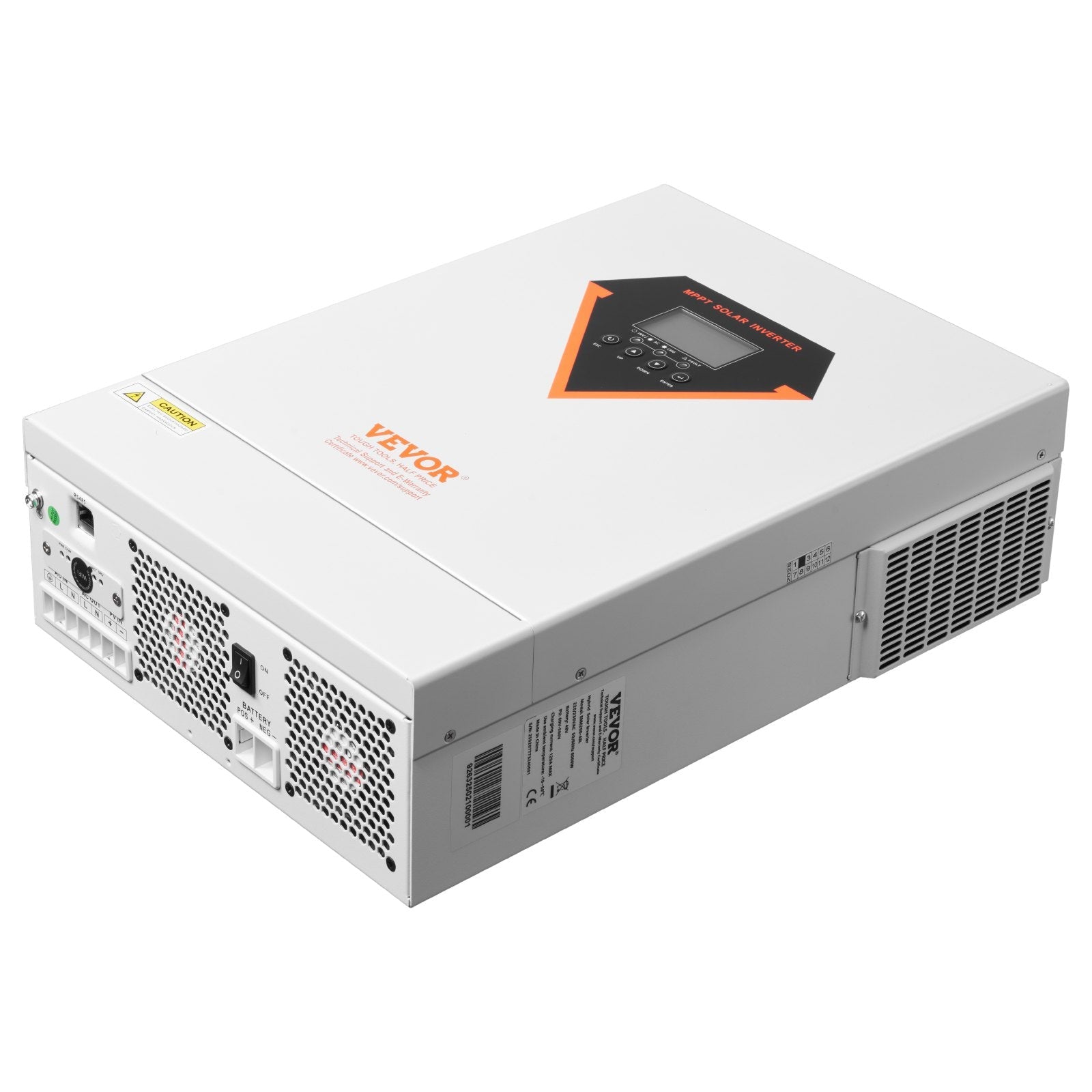 VEVOR Hybrid Solar Inverter Charger 6000W 220/230V Built-in 120A MPPT Controller