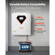 VEVOR Hybrid Solar Inverter Charger 3500W 220/230V Built-in 100A MPPT Controller