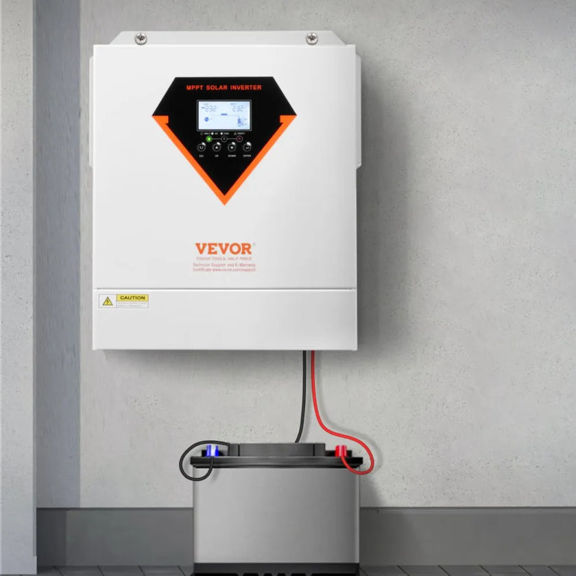 VEVOR Hybrid Solar Inverter Charger 3500W 220/230V Built-in 100A MPPT Controller