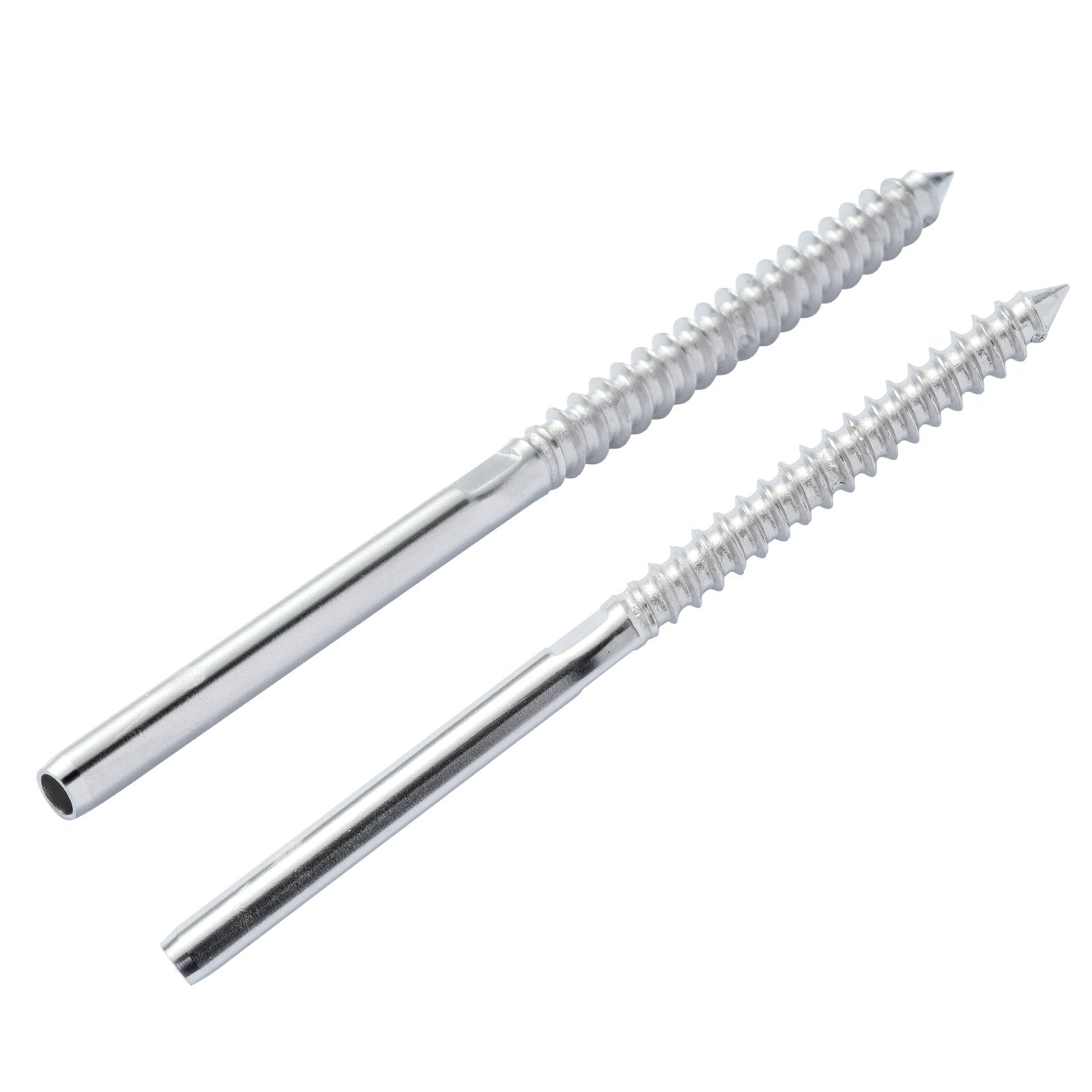 VEVOR 102 Pack Cable Railing Swage Threaded Stud Tension End Fitting Terminal for 1/8