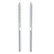 VEVOR 122 Pack Cable Railing Swage Threaded Stud Tension End Fitting Terminal for 1/8