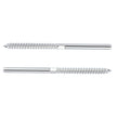 VEVOR 122 Pack Cable Railing Swage Threaded Stud Tension End Fitting Terminal for 1/8