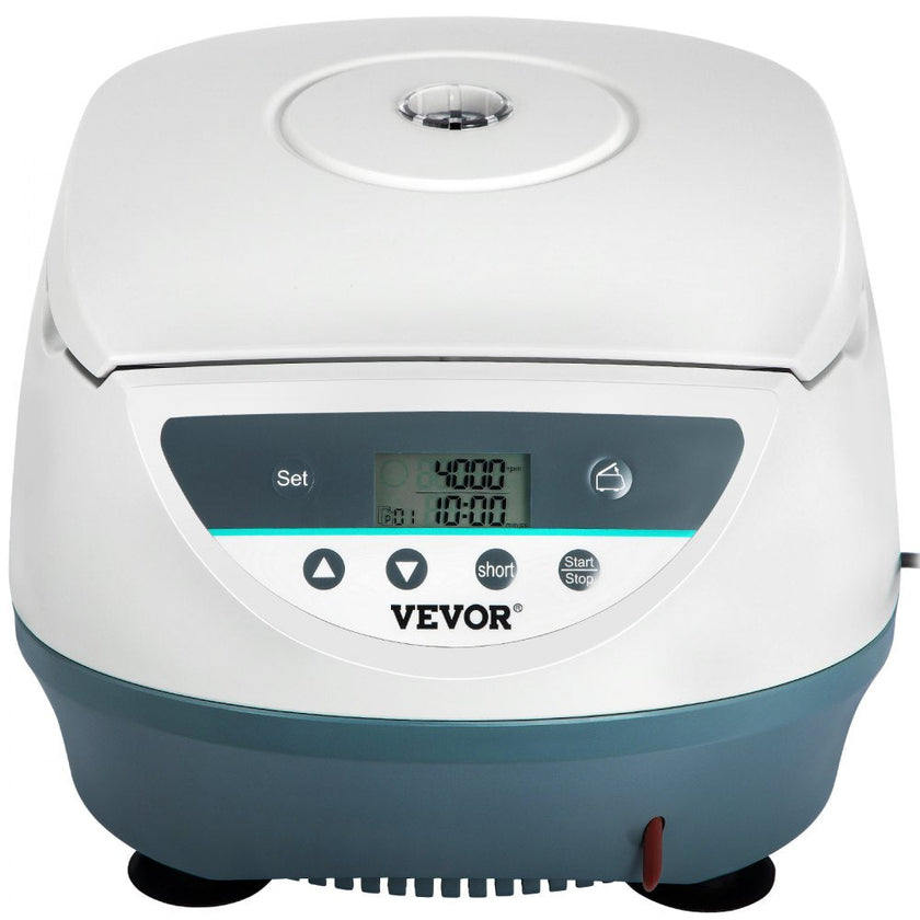 VEVOR Lab Benchtop Centrifuge, 8 x 15mL 500-5000 RPM LCD Centrifuge 10s-99min Desktop Centrifuge Machine Low Noise Mini Centrifuge Machine for Lab Hospital College, 3074xg RCF Max