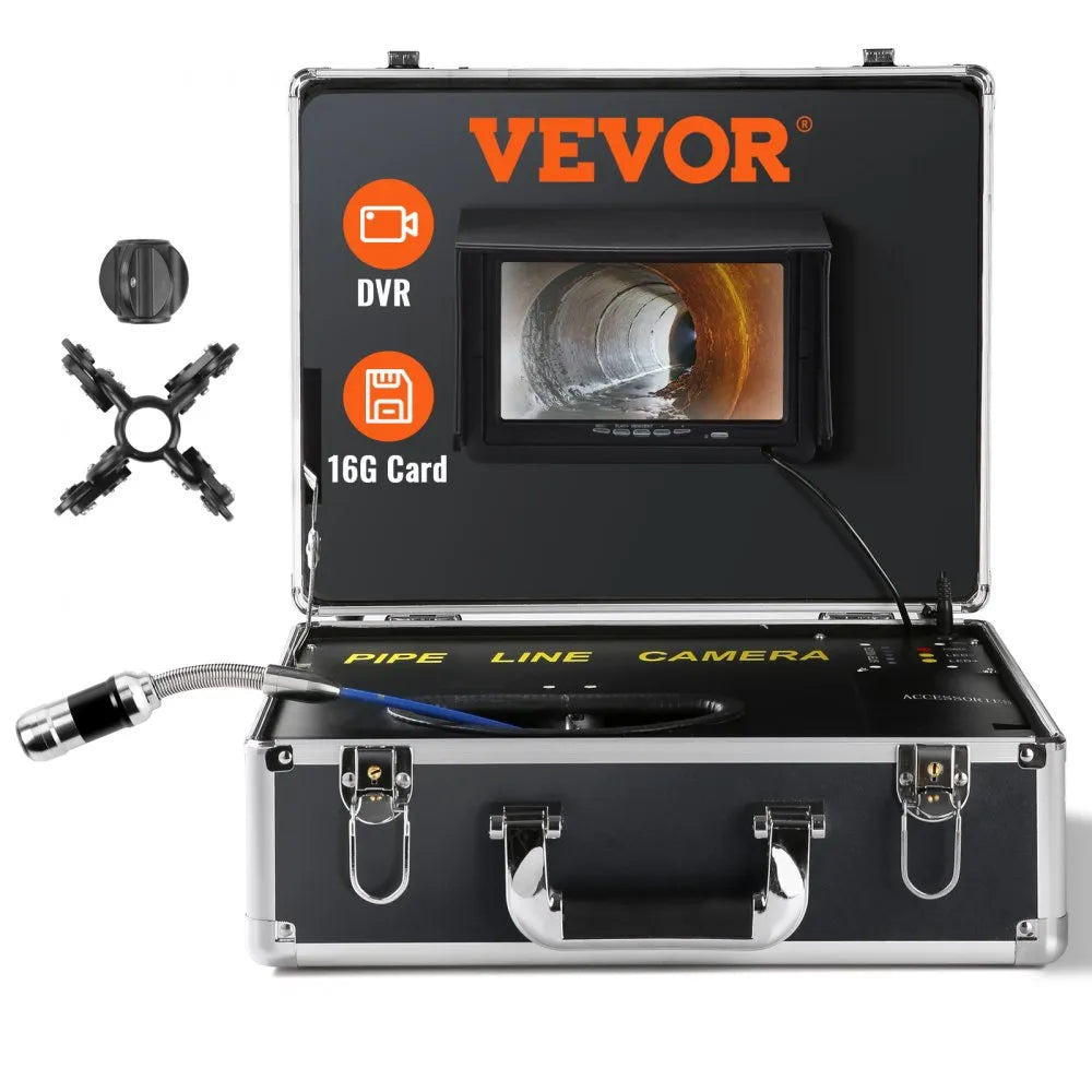 VEVOR Sewer Camera, 100 ft/30 m, 7