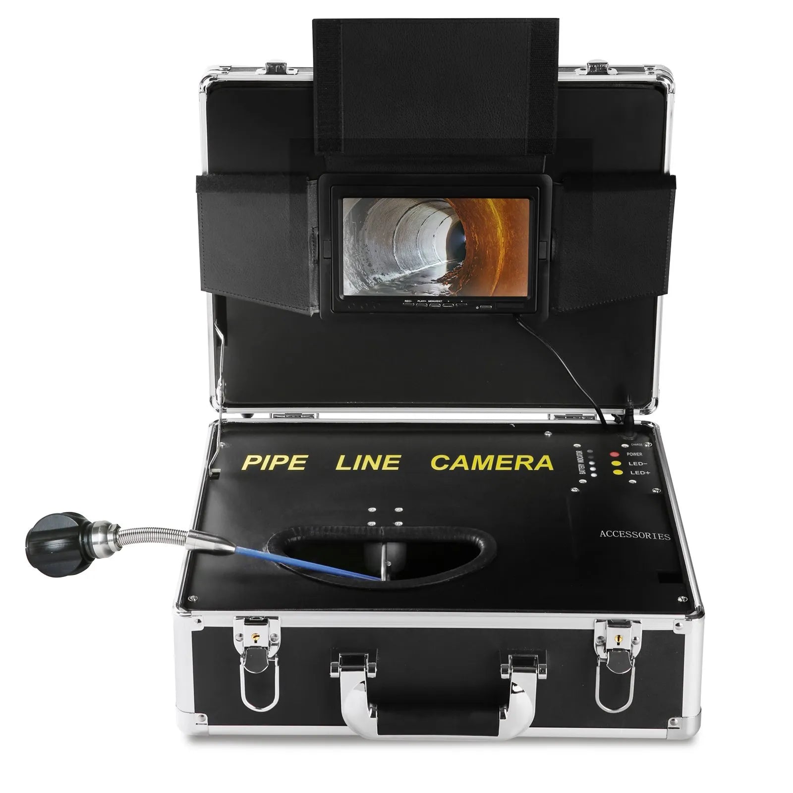 VEVOR Sewer Camera Pipe Inspection Camera 165ft Drain Camera with 7-inch Screen