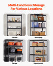 VEVOR Storage Shelves 5 Tier Adjustable Heavy Duty Garage Shelving Unit 2000 lbs