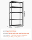 VEVOR Storage Shelves 5 Tier Adjustable Heavy Duty Garage Shelving Unit 2000 lbs