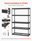 VEVOR Storage Shelves 5 Tier Adjustable Heavy Duty Garage Shelving Unit 2500 lbs