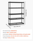 VEVOR Storage Shelves 5 Tier Adjustable Heavy Duty Garage Shelving Unit 2500 lbs